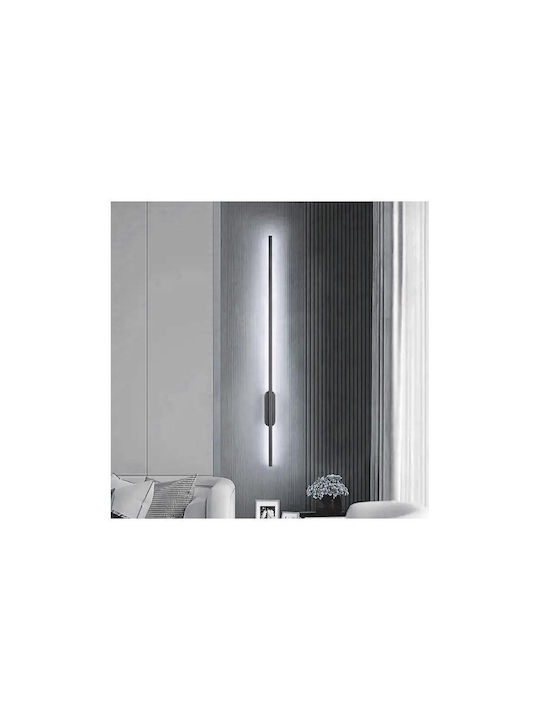 Wall Lamp LED Black 100cm