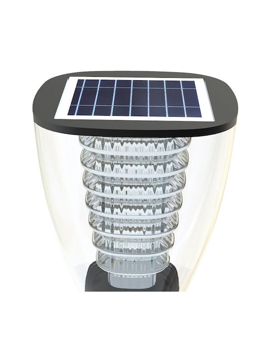 PowerNeed Outdoor Floor Lamp Small Post LED 1.6W with Cold White Light IP65 Black