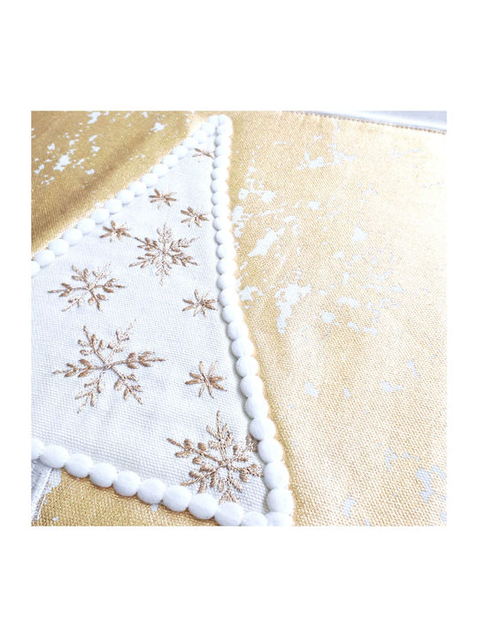 Nef-Nef Homeware Weihnachtlich Tischtuch Läufer Gelb L33xB150cm.