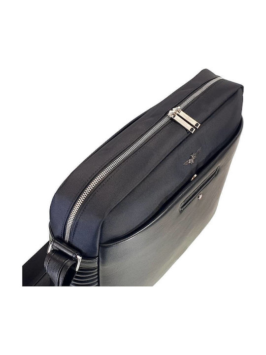 Leather Men's Bag Shoulder / Crossbody Black