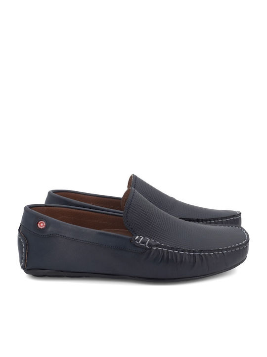 Men's Leather Loafers Blue