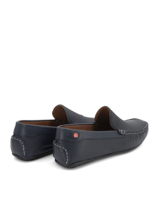 Men's Leather Loafers Blue