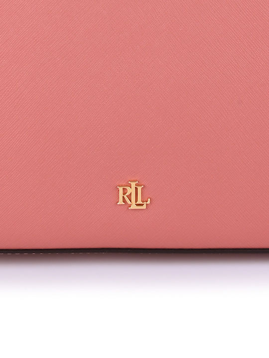 Ralph Lauren Leder Damen Tasche Tote Hand Rosa