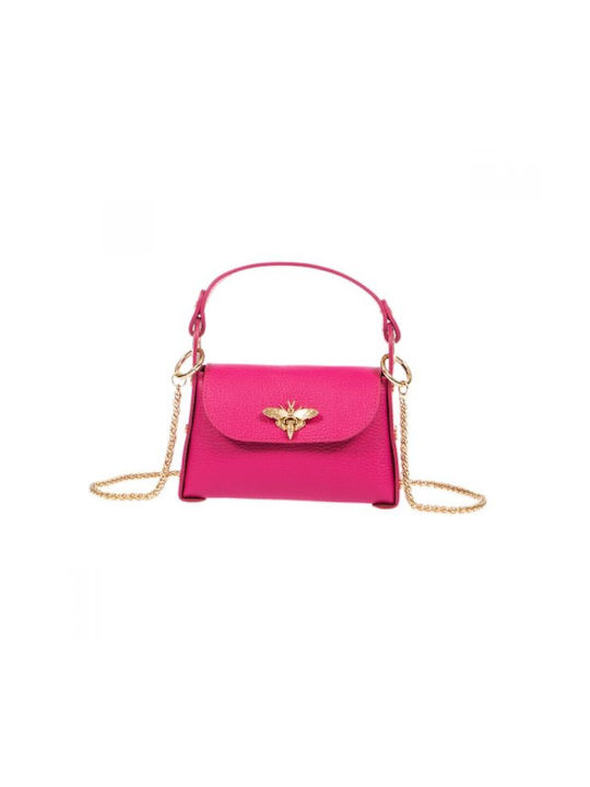 Karras Leather Women's Bag Shoulder Fuchsia