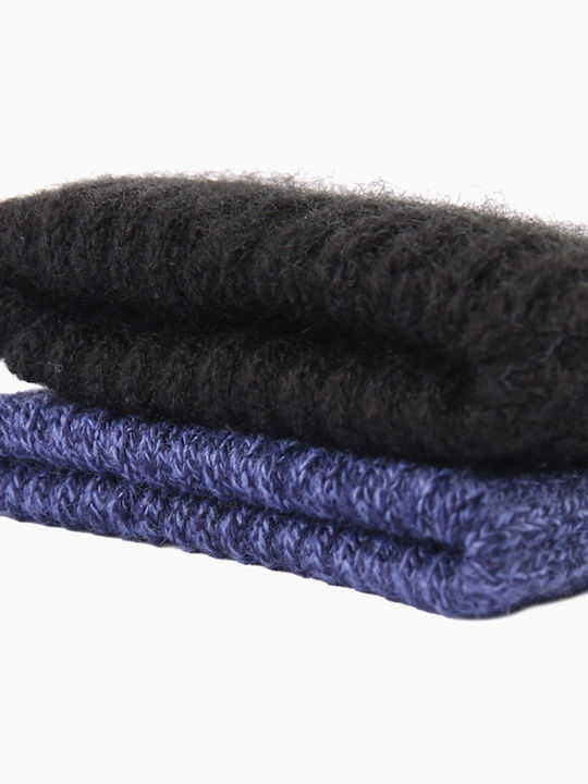 Blau Wolle Handschuhe Berührung