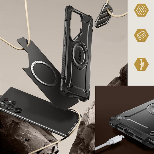 Supcase UB XT MAG Back Cover Πλαστικό 1.2mm Μαύρο (Galaxy S24 Ultra)