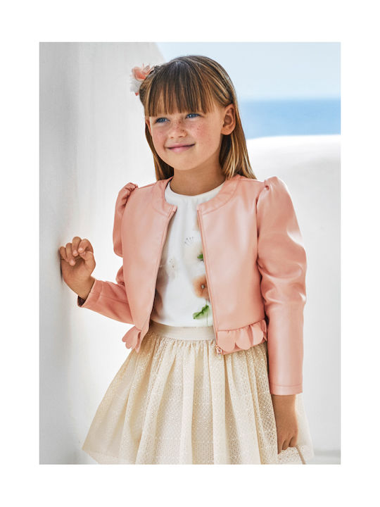 Mayoral Kids Jacket Pink