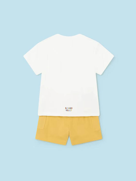 Mayoral Kids Set with Shorts Summer 2pcs yellow