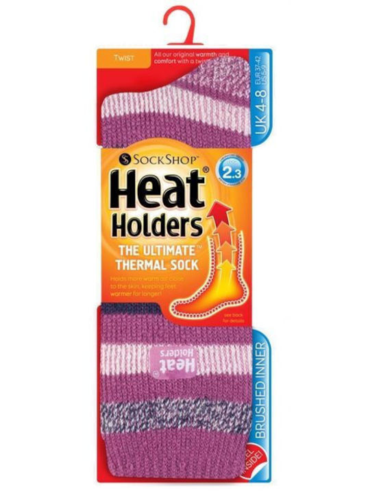 Heat Holders Kids' Socks Pink