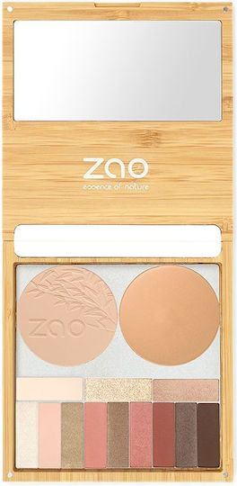 Zao Organic Makeup Μαγνητική Θήκη Μπαμπού Με Καθρέφτη