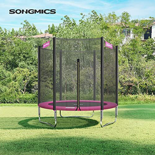 Songmics Trambulin Pentru Copii Diametru 30.48cm Roz