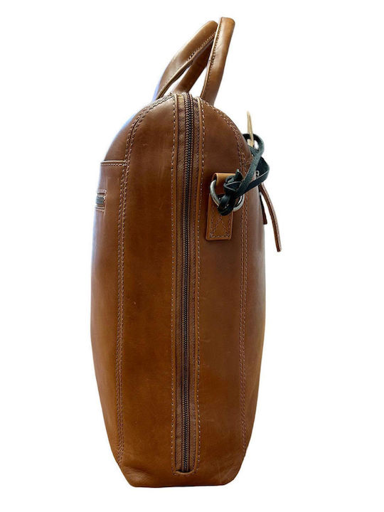 The Chesterfield Brand Shoulder / Handheld Bag for 14.1" Laptop Brown C40.109131