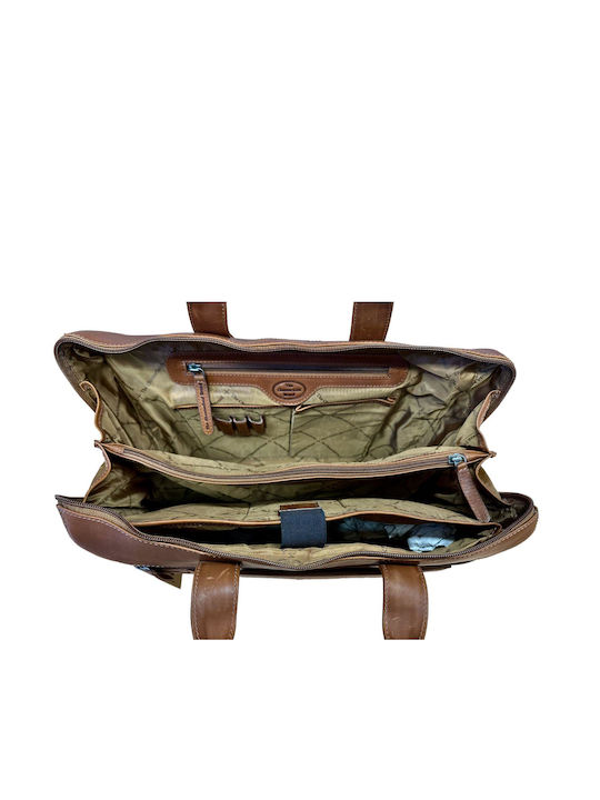 The Chesterfield Brand Shoulder / Handheld Bag for 14.1" Laptop Brown C40.109131