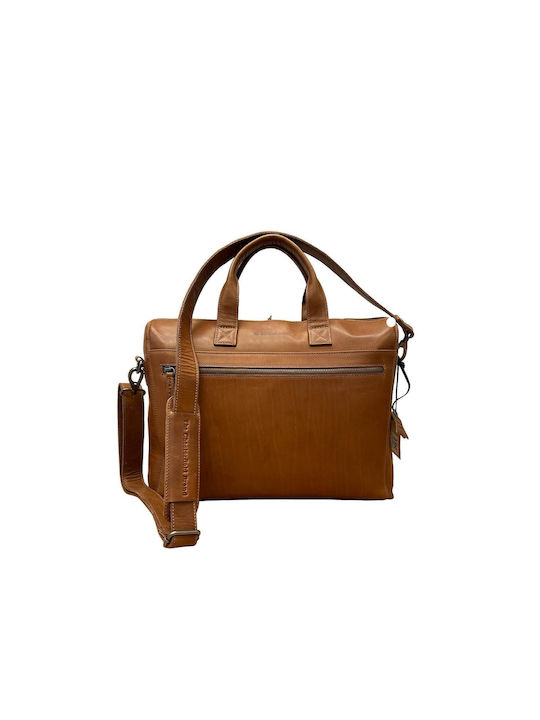 The Chesterfield Brand Shoulder / Handheld Bag for 14.1" Laptop Brown C40.109131
