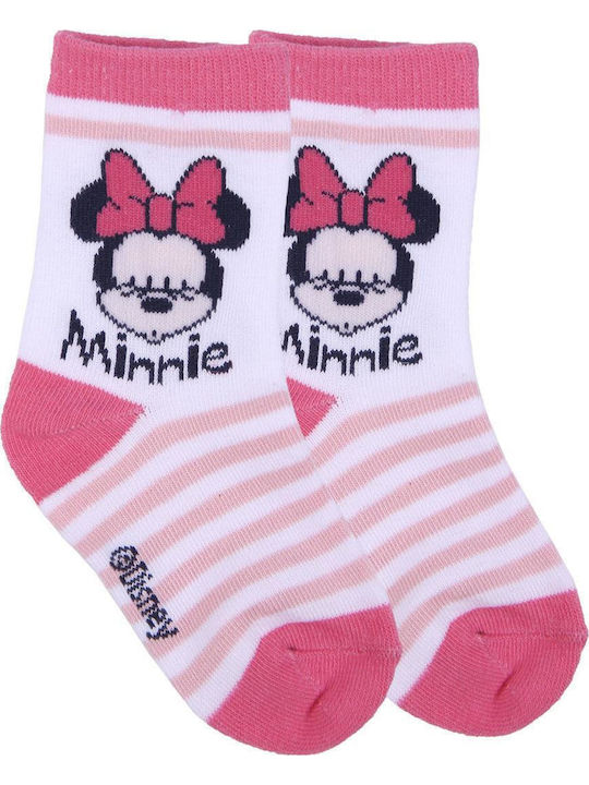 Cerda Παιδικές Κάλτσες Μακριές Disney Baby Minnie Mouse Πολύχρωμες