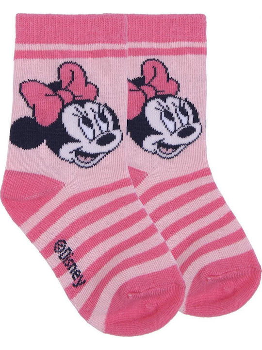 Cerda Παιδικές Κάλτσες Μακριές Disney Baby Minnie Mouse Πολύχρωμες