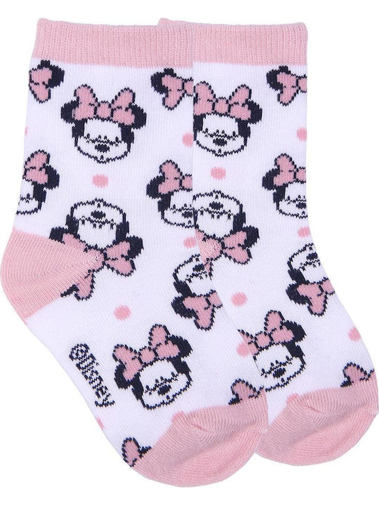 Cerda Παιδικές Κάλτσες Μακριές Disney Baby Minnie Mouse Πολύχρωμες