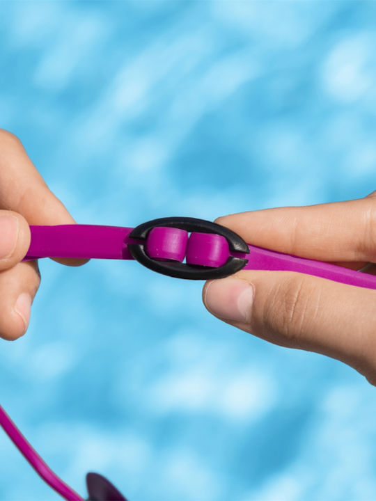 Bestway Elite Blast Pro Swimming Goggles Adults with Anti-fog Lenses Purple