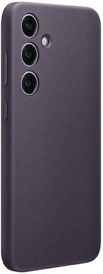 Samsung Задна корица Кожа Лилав (Samsung S24 S921)