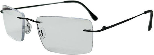 KRZ Lesebrille +2.75 in Schwarz Farbe KRZ222BLACK275