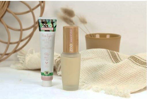Zao Organic Makeup Primer Refill Pentru Față În Formă Cremă Bază Light 30ml
