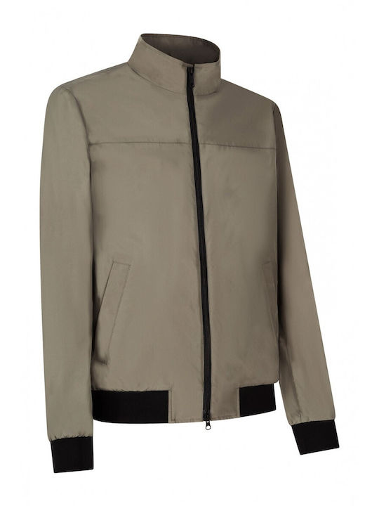 Geox Jharrod Men's Winter Bomber Jacket Khaki