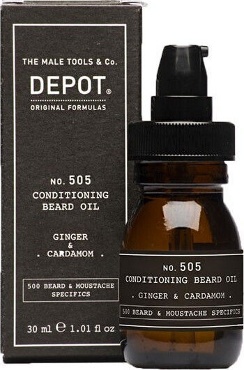 Depot Λάδι Περιποίησης για Γένια και Μουστάκι NO. 505 30ml