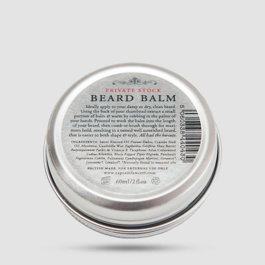 Captain Fawcett's Κερί Περιποίησης για Γένια και Μουστάκι Private Stock 60ml