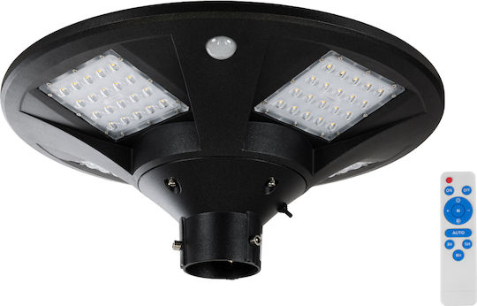 GloboStar Ηλιακό Φωτιστικό Δαπέδου 25W 1800lm Θερμό Λευκό 2700K με Αισθητήρα Κίνησης, Φωτοκύτταρο και Τηλεχειριστήριο IP65 50x50x20εκ.