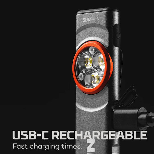 Nebo Rechargeable Workshop Light LED IPX4 with Brightness up to 250lm Slim