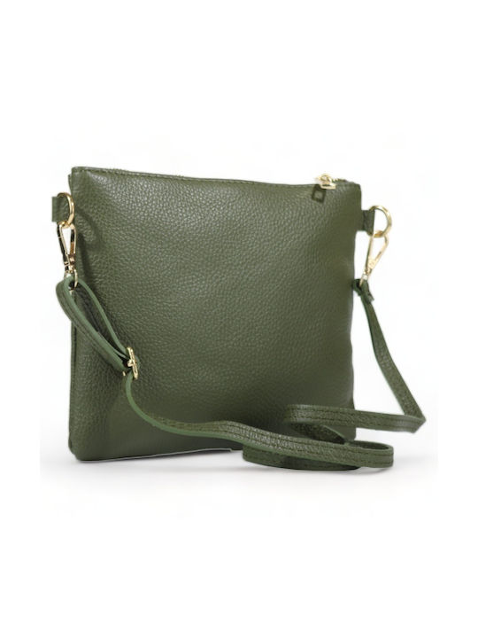 Passaggio Leather Leather Women's Bag Crossbody Green