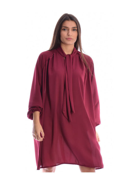 Mini Rochie Μπορντό