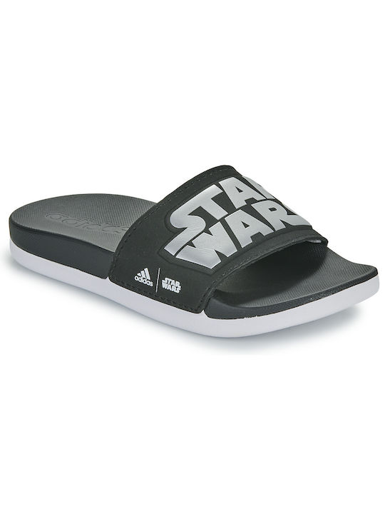 Adidas Παιδικές Σαγιονάρες Slides Μαύρες Adilette Comfort Star Wars