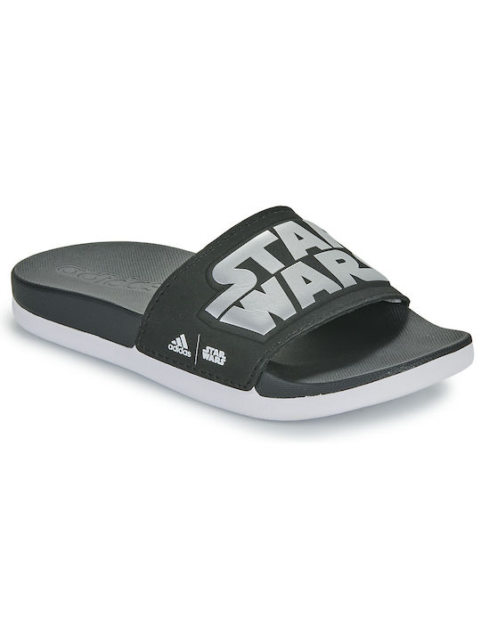 Adidas Kinder Badeschlappen Schwarz Adilette Comfort Star Wars