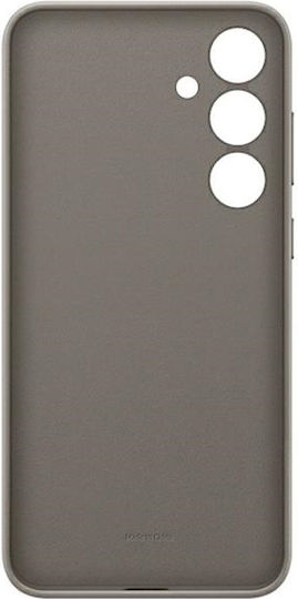 Samsung Leather Cover Back Cover Leather Set with Glass Brown (Samsung S24+)