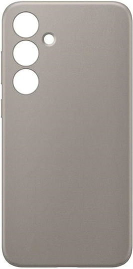 Samsung Leather Cover Back Cover Leather Set with Glass Brown (Samsung S24+)