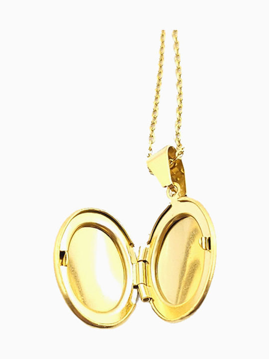 Theodora's Jewellery Necklace From Gold Plated Steel