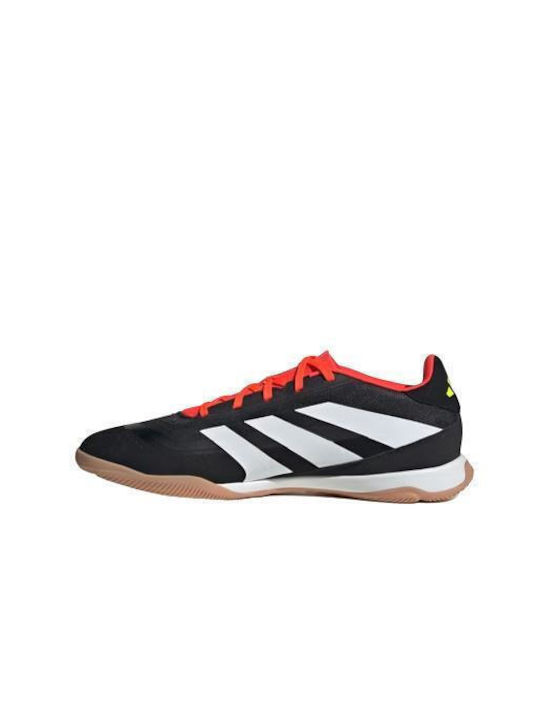 Adidas Predator 24 League IN Χαμηλά Ποδοσφαιρικά Παπούτσια Σάλας Core Black / Cloud White / Solar Red
