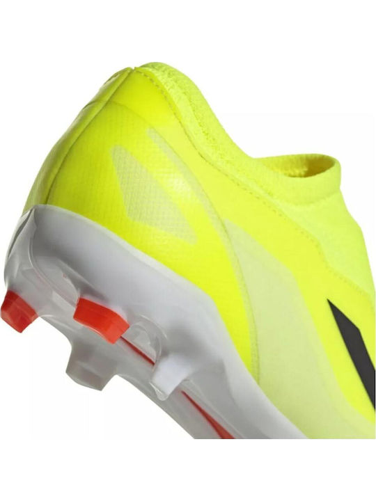 X Crazyfast League Kids Molded Soccer Shoes Yellow