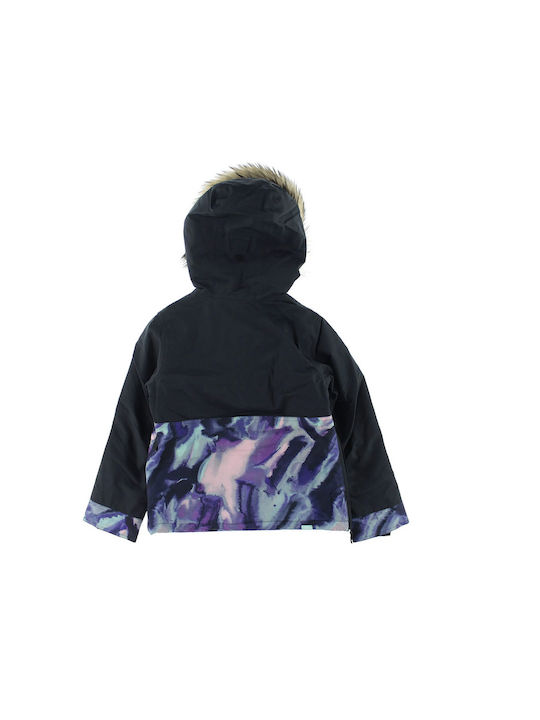 Roxy Kinderjacke mit Futter & Kapuze Schwarz