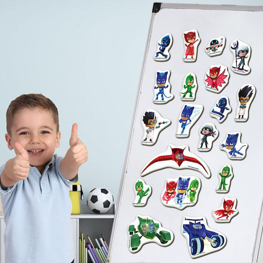 Keycraft Μαγνητικό Παιχνίδι Κατασκευών Pj Masks για Παιδιά 3+ Ετών