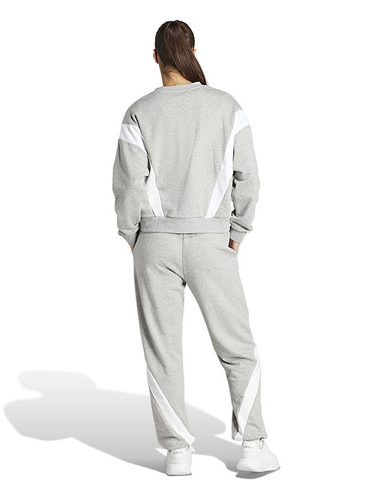 Adidas Damen-Sweatpants-Set Gray