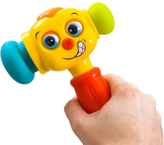 Hola Toys Jucărie cu Ciocan Interactive cu lumină pentru 12++ Luni