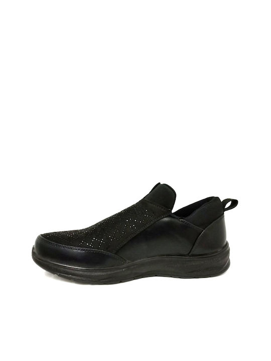 Level Anatomic Damen Oxfords in Schwarz Farbe