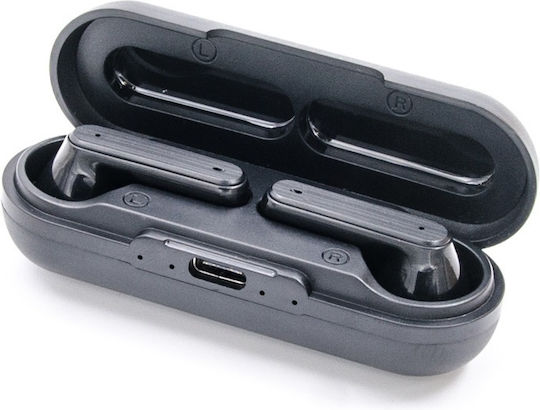 Pro X Earbud Bluetooth хендсфри Слушалки с Кутийка за Зареждане Черен
