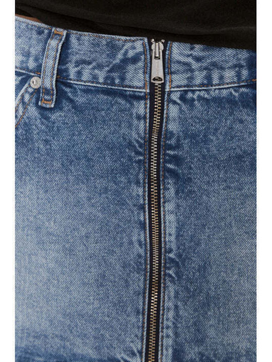 Tommy Hilfiger Denim Fustă în culoarea Albastru