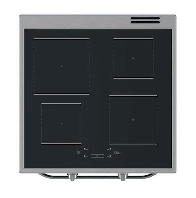 Hotpoint-Ariston HS68IQ8CHX/E Κουζίνα 78lt με Επαγωγικές Εστίες Π60εκ. Inox