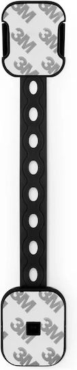 Ricokids Cabinet & Drawer Protectors with Sticker made of Plastic in Black Color 21.8εκ. 6pcs