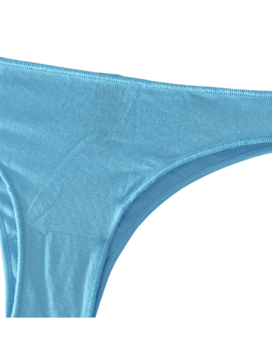 Cotton Women's Brazil 2Pack Seamless Blue