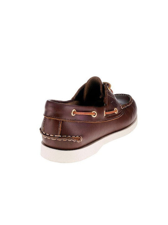 Chicago 820 Men's Boat Shoes Tabac Brown